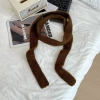 Khăn dệt kim mỏng thời trang thu đông Hàn Quốc Y2K, bông tai kẹp giả cashmere, giá 69.315 VND giảm tới 20% 6