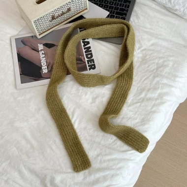 Khăn dệt kim mỏng thời trang thu đông Hàn Quốc Y2K, bông tai kẹp giả cashmere, giá 69.315 VND giảm tới 20%
