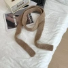 Khăn dệt kim mỏng thời trang thu đông Hàn Quốc Y2K, bông tai kẹp giả cashmere, giá 69.315 VND giảm tới 20% 8
