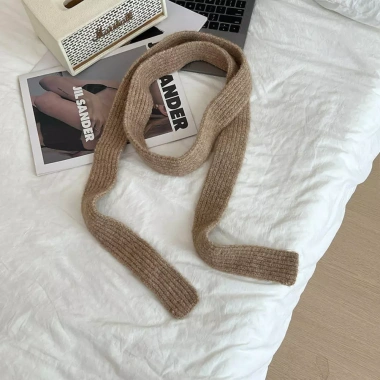 Khăn dệt kim mỏng thời trang thu đông Hàn Quốc Y2K, bông tai kẹp giả cashmere, giá 69.315 VND giảm tới 20%