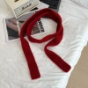 Khăn dệt kim mỏng thời trang thu đông Hàn Quốc Y2K, bông tai kẹp giả cashmere, giá 69.315 VND giảm tới 20% 9
