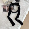 Khăn dệt kim mỏng thời trang thu đông Hàn Quốc Y2K, bông tai kẹp giả cashmere, giá 69.315 VND giảm tới 20% 10