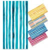 Khăn Đi Biển Sọc Microfiber 80x160cm Thấm Hút Nhanh Khô Mềm Cho Người Lớn Spa Bơi 5