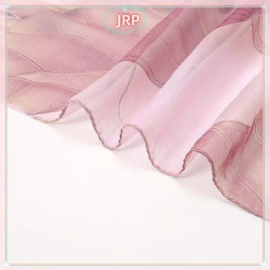 Khăn Foulard Voan JRP Hoa Hồng Gradient – Thanh Lịch Mùa Hè, Giá 40.824₫