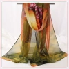 Khăn Foulard Voan JRP Hoa Hồng Gradient – Thanh Lịch Mùa Hè, Giá 40.824₫ 4