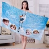 Khăn Frozen Anna và Elsa - Khăn bơi một mặt mềm thấm hút vải Terry, giảm 20% 3