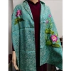 Khăn Gấm tơ tằm Thêu Hoa Sen - Cao cấp, mềm mại, giảm còn 350.000 VND 2