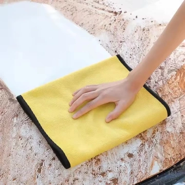 Khăn Giặt Ô Tô Dày 3/5/10 Cái - Microfiber Hai Lớp, Lau Tự Động, Giá 34,399₫