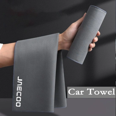 Khăn Giặt Xe Jaecoo Thấm Hút Không Phai Màu – Microfiber cho Chery J7 J8, Kéo Dài, Sấy Nhanh