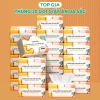 Khăn giấy ăn đa sắc Topgia 240 tờ 4 lớp dập vân 4D mềm mịn - Giá ưu đãi 65.000 10