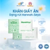 Khăn giấy ăn XANH VIỆT Hannah Seyo dạng rút siêu dai mềm mịn, bột gỗ nguyên sinh, an toàn cho da - chỉ 15.000đ 8