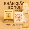 Khăn Giấy Bỏ Túi Cute Mini 1 Lốc 9 Gói - Giấy Khô Mềm Không Bụi Thấm Tốt, Capybara Gấu Heo Thỏ, 9.500 VND
