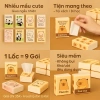 Khăn Giấy Bỏ Túi Cute Mini 1 Lốc 9 Gói - Giấy Khô Mềm Không Bụi Thấm Tốt, Capybara Gấu Heo Thỏ, 9.500 VND 2