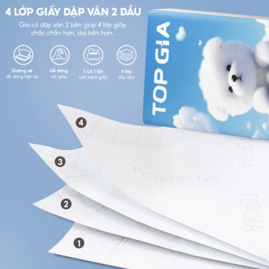 Khăn Giấy Bỏ Túi Mini 4 Lớp 8 Tờ - Mềm Mịn, An Toàn, Giá Chỉ 19.999₫ 6