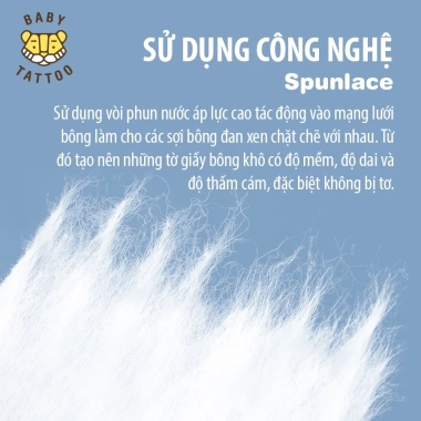 Khăn Giấy Bông Khô Cashmere cho Bé Đa Năng Khô Hoặc Ướt Giá Ưu Đãi 60k 7