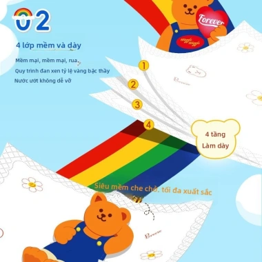 Khăn giấy Breeze mini 30 gói bỏ túi họa tiết Capybara đáng yêu Giá 72.000 VNĐ 7