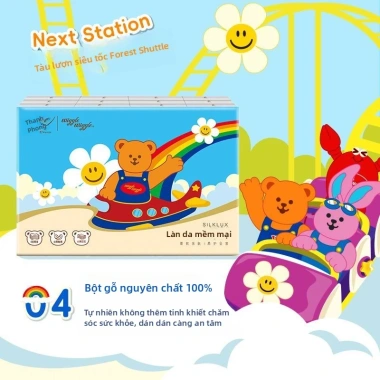 Khăn giấy Breeze mini 30 gói bỏ túi họa tiết Capybara đáng yêu Giá 72.000 VNĐ 9