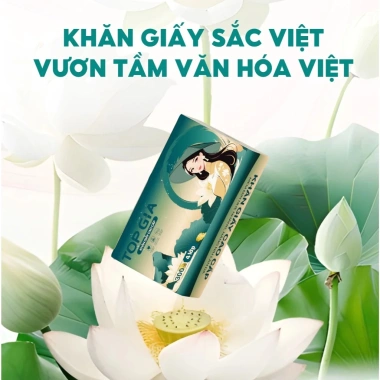 Khăn giấy cao cấp Topgia Sắc Việt 4 lớp 300 tờ thùng 20 gói mềm mịn không kích ứng da chỉ 99.000 VND
