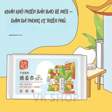 Khăn Giấy Khô Đa Năng 18x20cm Vải Không Dệt An Toàn Da - Du Lịch, Giá 30.000đ