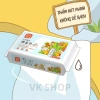 Khăn Giấy Khô Đa Năng 18x20cm Vải Không Dệt An Toàn Da - Du Lịch, Giá 30.000đ 3