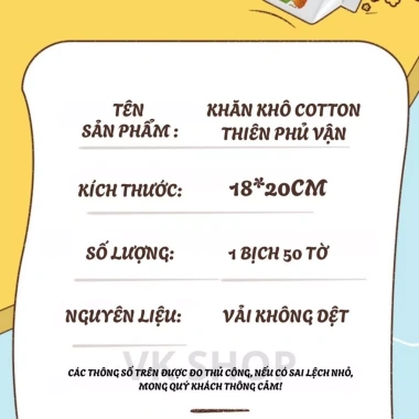 Khăn Giấy Khô Đa Năng 18x20cm Vải Không Dệt An Toàn Da - Du Lịch, Giá 30.000đ
