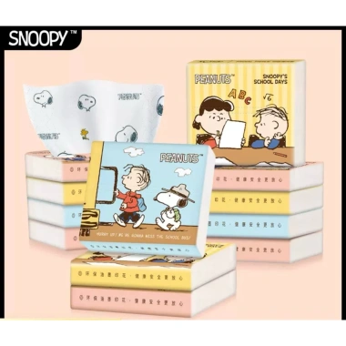Khăn giấy khô mini bỏ túi tiện lợi họa tiết hoạt hình Giá chỉ 11.000₫ giảm mạnh 3