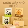 Khăn Giấy Khô Mini Cute Đa Năng 9 Gói Bỏ Túi Nhiều Mẫu Dễ Thương Capybara Giá 35k