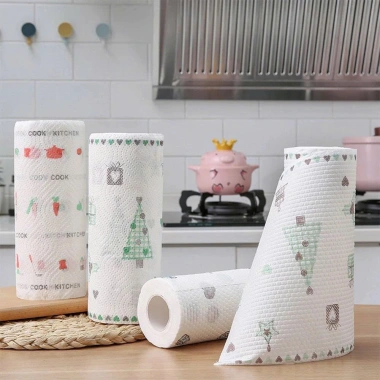 Khăn Giấy Lau Bếp Đa Năng 20cm Dày Siêu Thấm, Tái Sử Dụng, Giá Ưu Đãi 25.000 VND