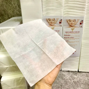 Khăn giấy lau mặt Spa tiệt trùng 500gr - Khăn khô đa năng 250 tờ mềm mịn, 79.000đ 3