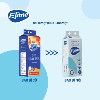 Khăn Giấy Lụa Rút Đáy Elene 250 Lần 4 Lớp Mềm Mịn, An Toàn, Giá 179.999đ
