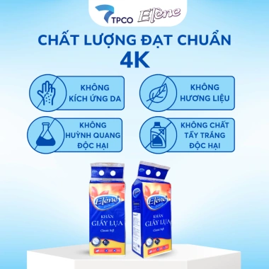 Khăn Giấy Lụa Rút Đáy Elene 250 Lần 4 Lớp Mềm Mịn, An Toàn, Giá 179.999đ