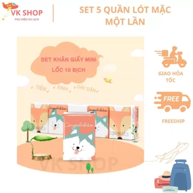 Khăn Giấy Mini Bỏ Túi 8 Tờ – Mềm Mịn, Không Bụi, Giá 42.000₫, Thích Hợp Đi Học, Làm, Du Lịch