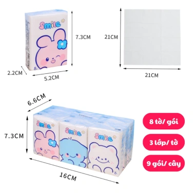 Khăn Giấy Mini Bỏ Túi LABUBU 3 Lớp Siêu Cute, Tiện Lợi Du Lịch - 32.000₫ 7 Khăn Giấy Mini Bỏ Túi LABUBU 3 Lớp Siêu Cute, Tiện Lợi Du Lịch - 32.000₫ 7