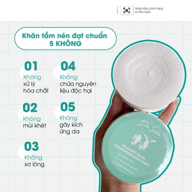 Khăn Giấy Nén Du Lịch Cao Cấp Tiện Lợi Gói 20-50 Viên Phù Hợp Đi Dã Ngoại Giá 85k