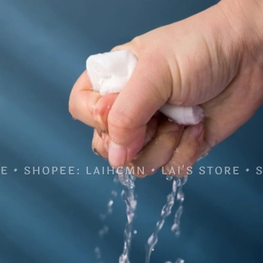 Khăn giấy nén du lịch hình viên kẹo 100% bột gỗ tự nhiên - Nhỏ gọn, tiện lợi, thân da, 10k