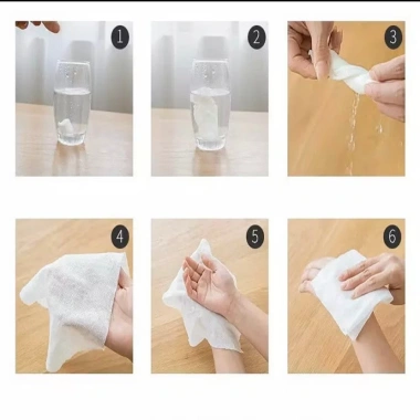 Khăn Giấy Nén Du Lịch Hình Viên Kẹo 11.000đ Siêu Nhẹ, Tiện Lợi, Giá Rẻ