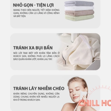 Khăn Giấy Nén Hàn Quốc Cao Cấp 2 Lớp 24x30cm Gói 20 Viên - Dày Đậm, Tiện Du Lịch Công Tác - Chỉ 19.900 VND 7