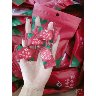 Khăn giấy nén khô hình viên kẹo chữ nhật dùng một lần – tiện du lịch dã ngoại 18.000 VND 7