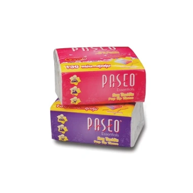 Khăn giấy Paseo du lịch popup 130 tờ 2 lớp - Siêu mềm, tiện lợi, giá chỉ 8,100 VND 2