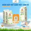 Khăn Giấy Rút 1.200 Tờ Treo Tường Xanh Việt 4 Lớp Dai Mềm Mịn Đa Năng - Giá 129k