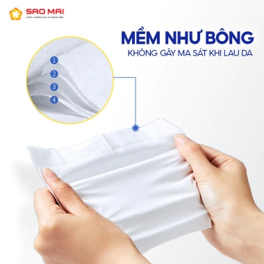 Khăn Giấy Rút 4 Lớp Sao Mai 10 Bịch - Mềm Mại, Thân Thiện Da, Giá Ưu Đãi 149.000₫ 3