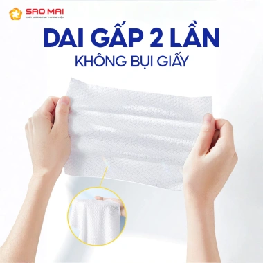 Khăn Giấy Rút 4 Lớp Sao Mai 10 Bịch - Mềm Mại, Thân Thiện Da, Giá Ưu Đãi 149.000₫ 4