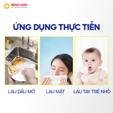 Khăn Giấy Rút 4 Lớp Sao Mai 10 Bịch - Mềm Mại, Thân Thiện Da, Giá Ưu Đãi 149.000₫ 5