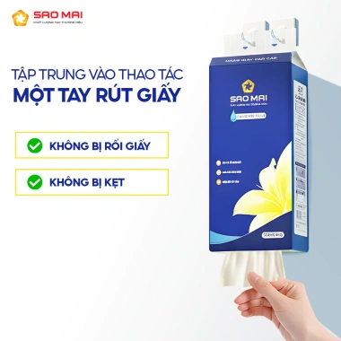 Khăn Giấy Rút 4 Lớp Sao Mai 10 Bịch - Mềm Mại, Thân Thiện Da, Giá Ưu Đãi 149.000₫ 8