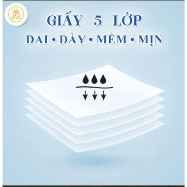 Khăn giấy rút DH TOP KING treo tường dập vân 5D - Siêu dai, mềm mịn, chỉ 100.000₫ (giá gốc 127.000₫) 2