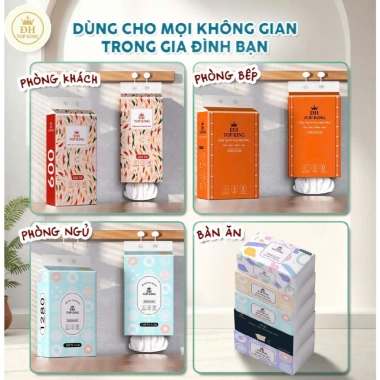 Khăn giấy rút DH TOP KING treo tường dập vân 5D - Siêu dai, mềm mịn, chỉ 100.000₫ (giá gốc 127.000₫) 4