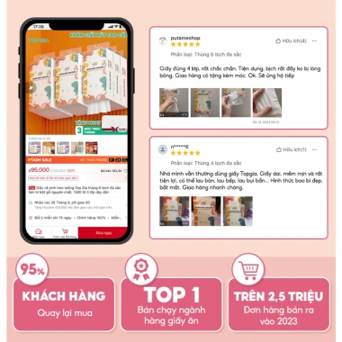 Khăn giấy rút Top Gia thùng 8 bịch treo tường - Siêu dai, mềm mịn, tiện lợi, 169k 7