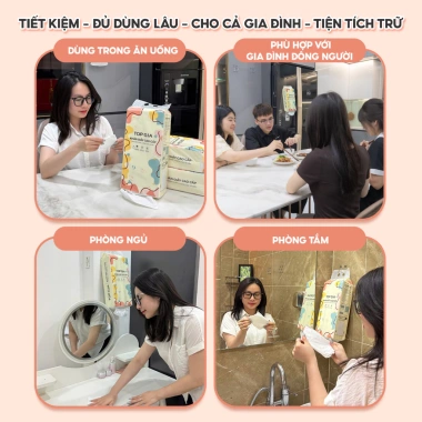 Khăn giấy rút Top Gia Thùng 9-12 Bịch Treo Tường Sz Lớn Siêu Dai Mềm Mịn - 54.880₫ 9