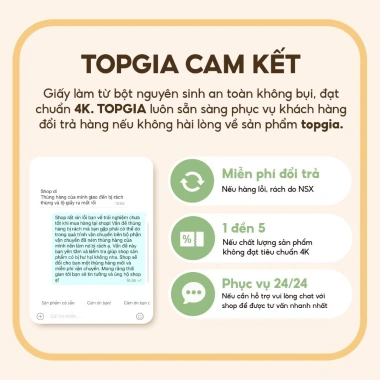 Khăn giấy rút treo tường TopGia Sắc Việt 1.280 tờ XL – Giấy vệ sinh, tặng móc treo, 109.000₫ 9