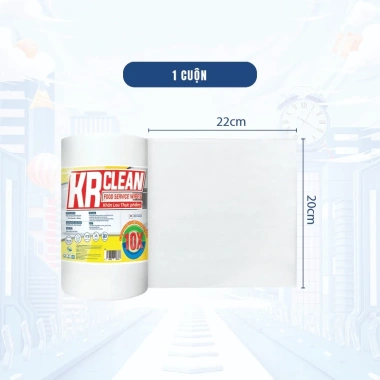 Khăn giấy thấm thực phẩm KRCLEAN 500 tờ 30x20cm - Thấm hút nước, cực dai, đa năng, chỉ 99.000₫ 10 Khăn giấy thấm thực phẩm KRCLEAN 500 tờ 30x20cm - Thấm hút nước, cực dai, đa năng, chỉ 99.000₫ 10